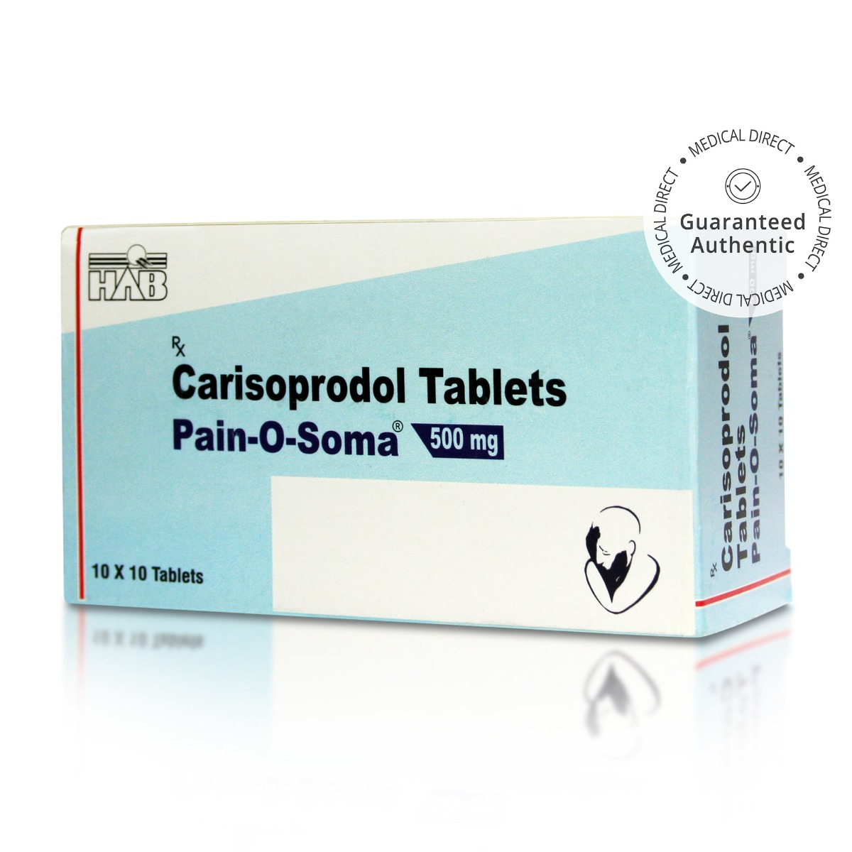 Carisoprodol Pain-O-Soma 500mg Tablets - HAB - Image 2